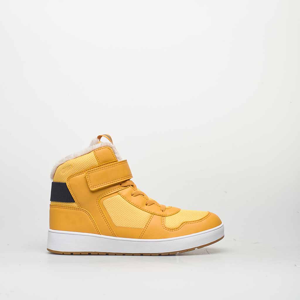 sneaker before editing, grey studio background
